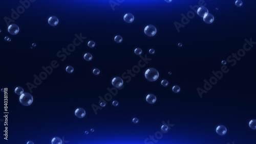 Wallpaper Mural water drops on blue background Torontodigital.ca