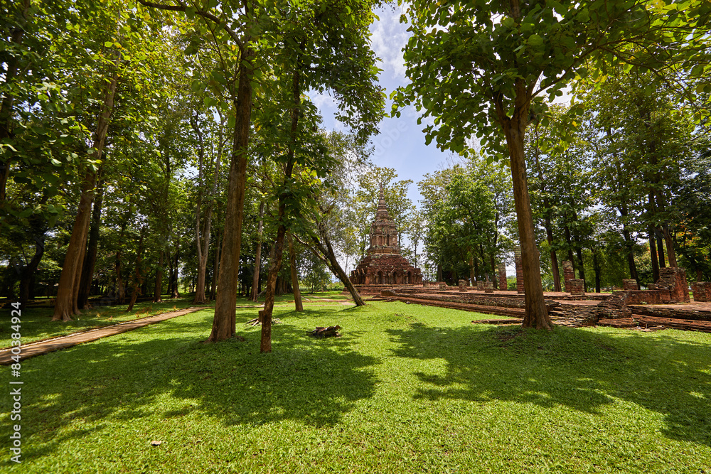 Obraz premium Wat Pa Sak is a Buddhist temple in thailand