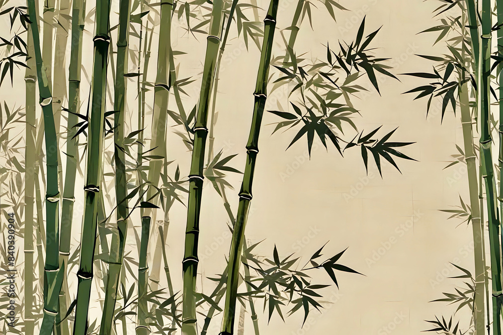 Obraz premium bamboo forest background