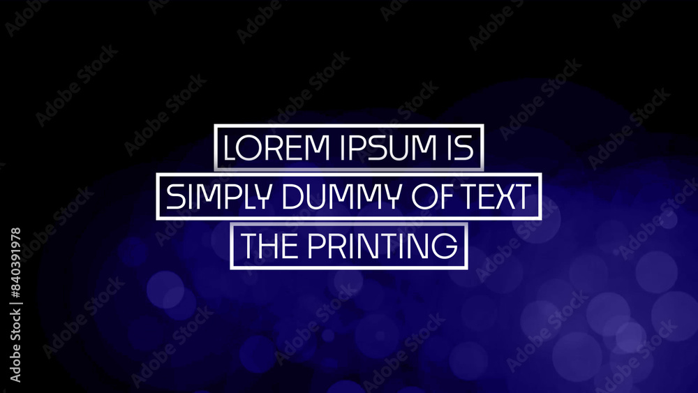 Modern and Simple Text Animation Stock Template | Adobe Stock