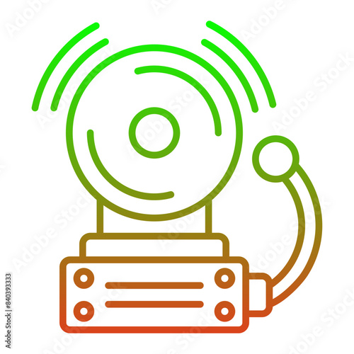 Firefighter Bell Icon