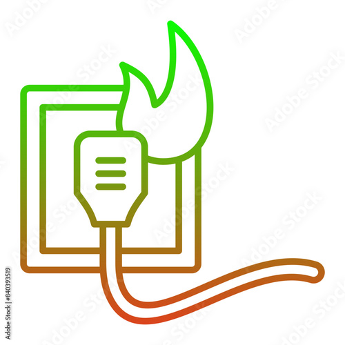 Electricity Fire Icon