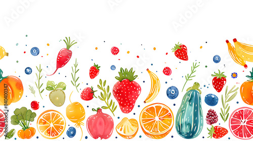 wallpaper or Frame of different exotic fruits on background  Space for text