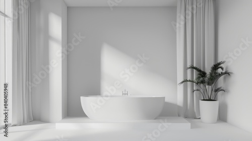 Clean white space with a large empty area and a smooth background.