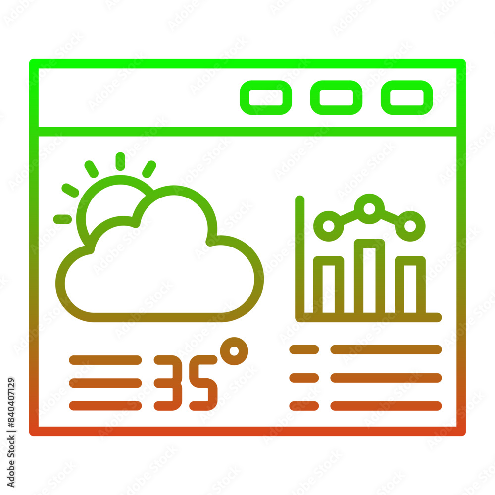 Forecast Analytics Icon Forecast Analytics Icon