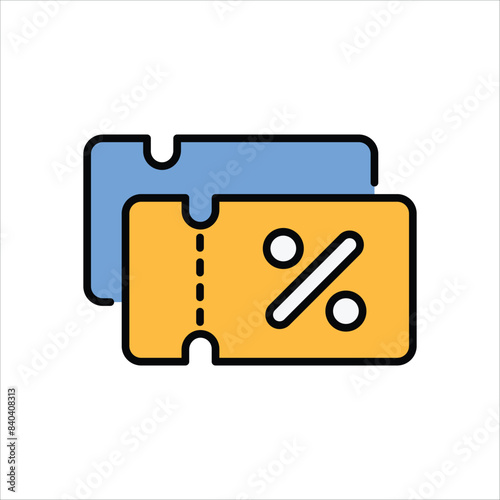 Coupons vector icon