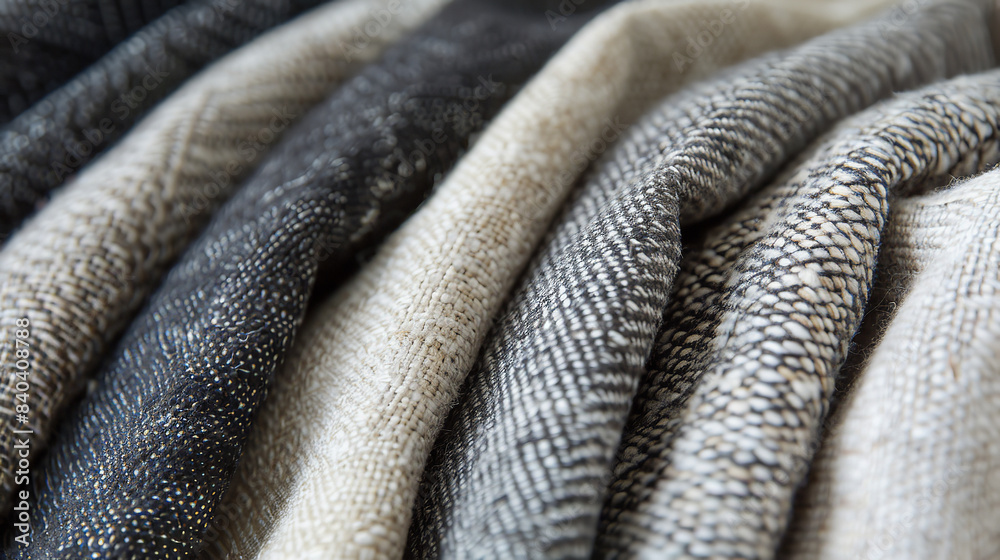 Close-Up of Diverse Textures in Natural Light, Detailing Material Quality Close-Up of Diverse Textures in Natural Light, Detailing Material Quality