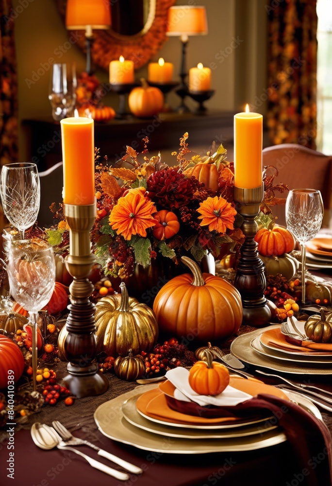 elegant autumn table settings seasonal decor festive dining experience, tablescapes, atmosphere, centerpieces, decorative, pumpkins, rustic, elements, cozy, ambiance elegant autumn table settings seasonal decor festive dining experience, tablescapes, atmosphere, centerpieces, decorative, pumpkins, rustic, elements, cozy, ambiance