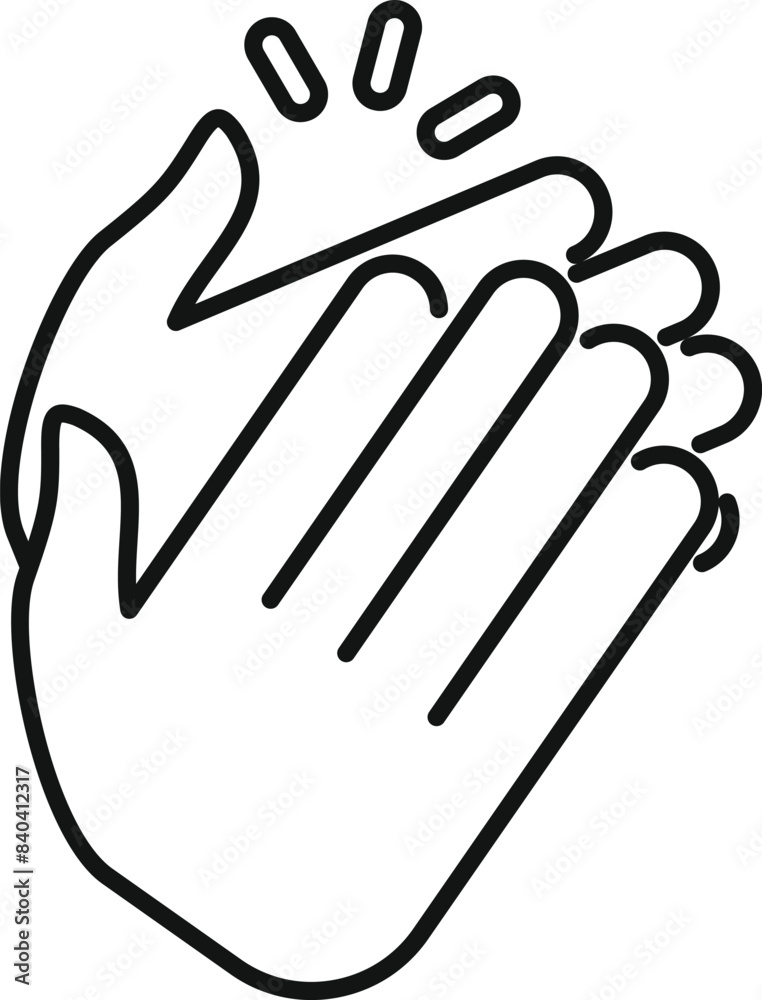 Clapping hands showing appreciation and support in a joyful and cheerful gesture at a live concert event Clapping hands showing appreciation and support in a joyful and cheerful gesture at a live concert event