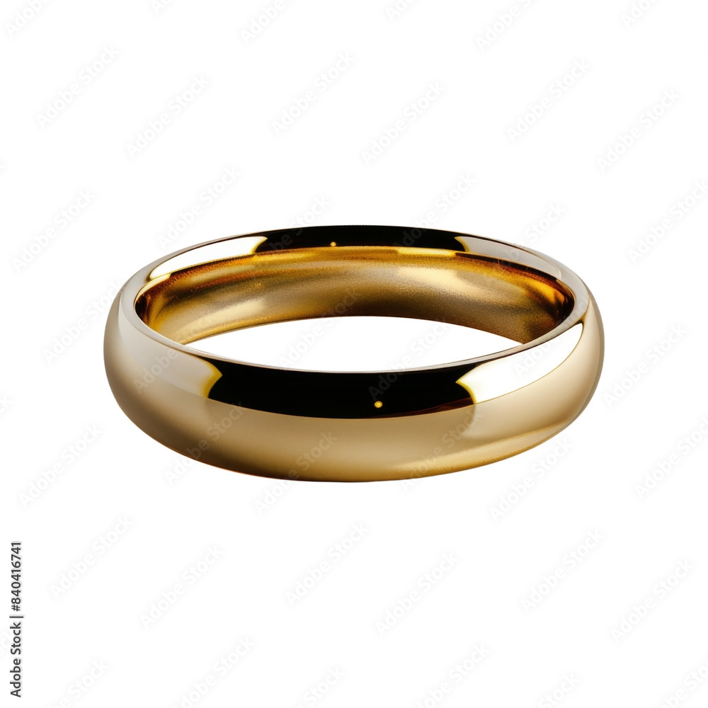 Gold Ring Isolated on White Background Gold Ring Isolated on White Background