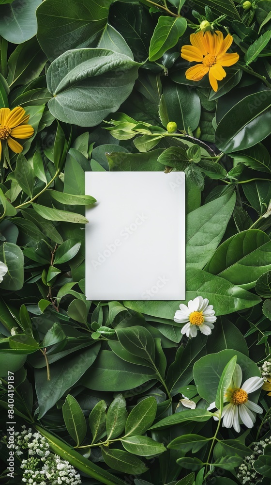 Flower concept invitation card design Flower concept invitation card design