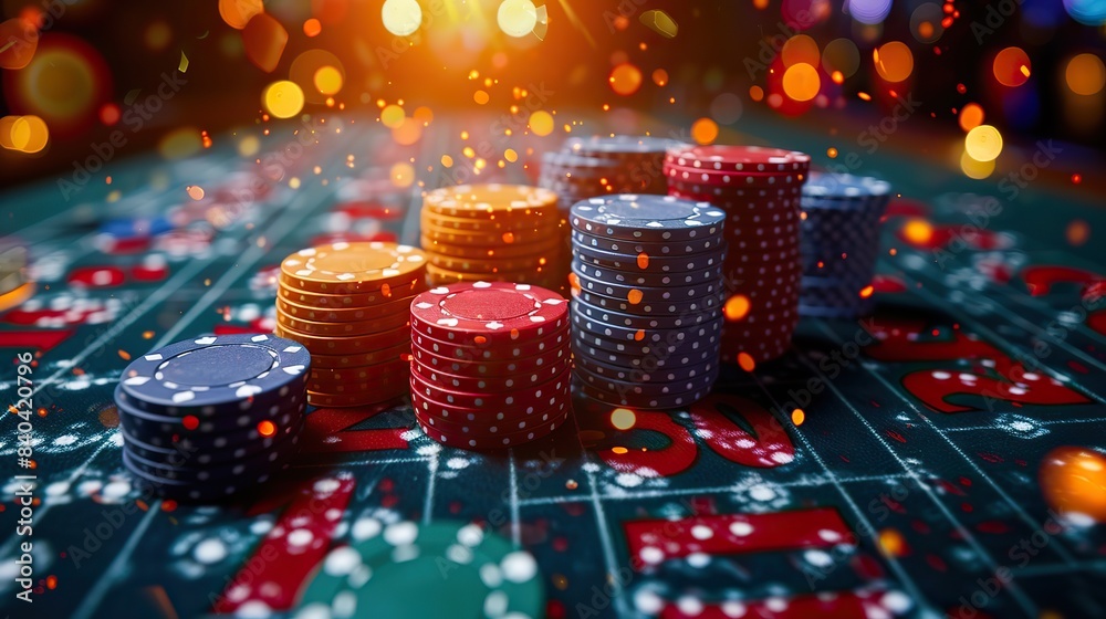 animated casino wide banner with playing cards and poker chips roulette casino modern illustration realistic graphic design templates for gambling poker.image illustration animated casino wide banner with playing cards and poker chips roulette casino modern illustration realistic graphic design templates for gambling poker.image illustration