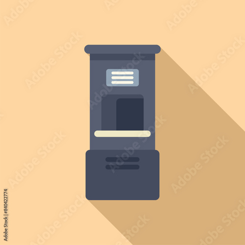 Automated self service check in machine allowing passengers to check in for their flights