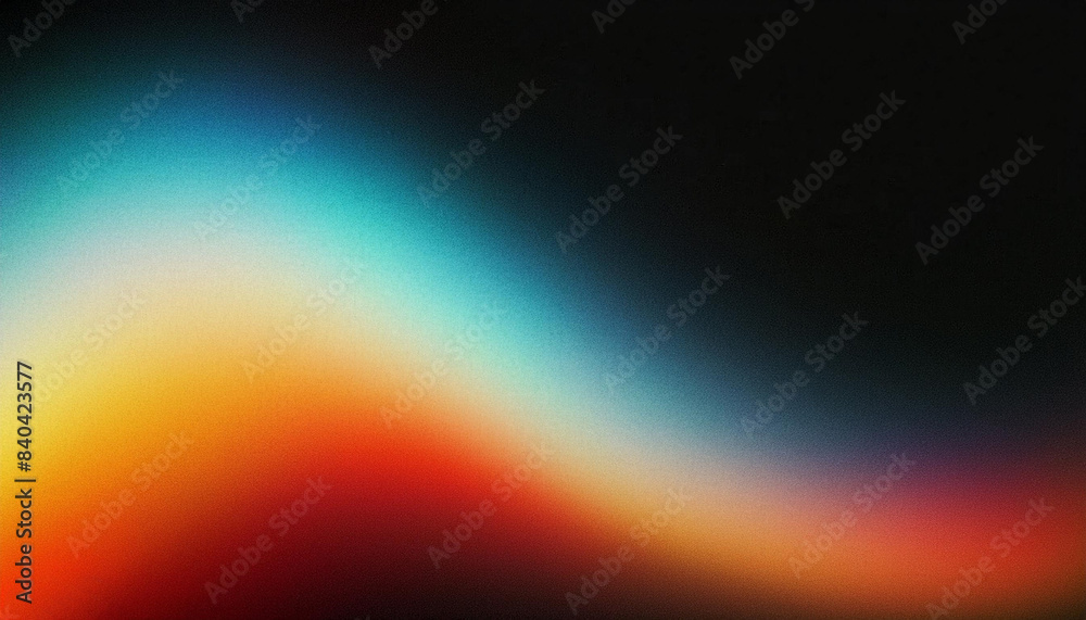 Grainy noisy poster background, dark blue orange red color wave black backdrop abstract head Grainy noisy poster background, dark blue orange red color wave black backdrop abstract head