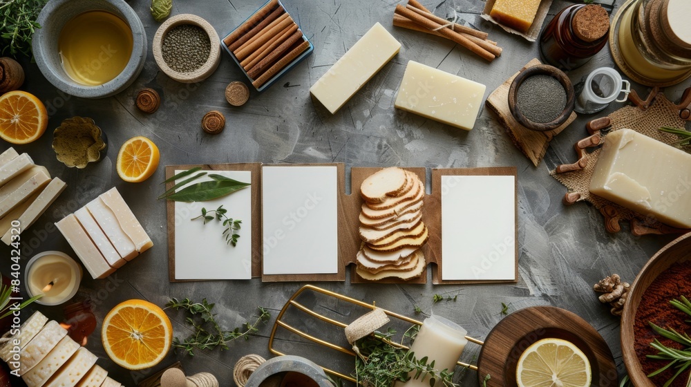 Handcrafted Elegance Artisanal Soap Making Workshop with Natural Ingredients and Business Card Blanks Handcrafted Elegance Artisanal Soap Making Workshop with Natural Ingredients and Business Card Blanks