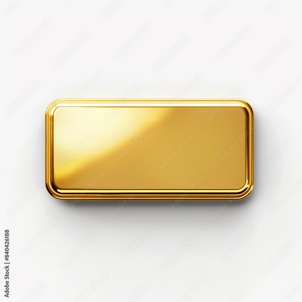 Golden square logo on white background. Golden square logo on white background.