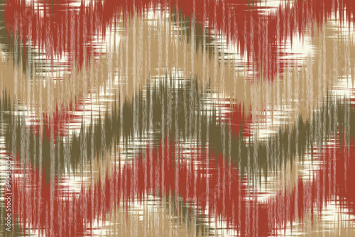 Ethnic abstract ikat art. Aztec ornament print. geometric ethnic pattern seamless color oriental. Design for background ,curtain, carpet, wallpaper, clothing, wrapping, Batik, vector illustration