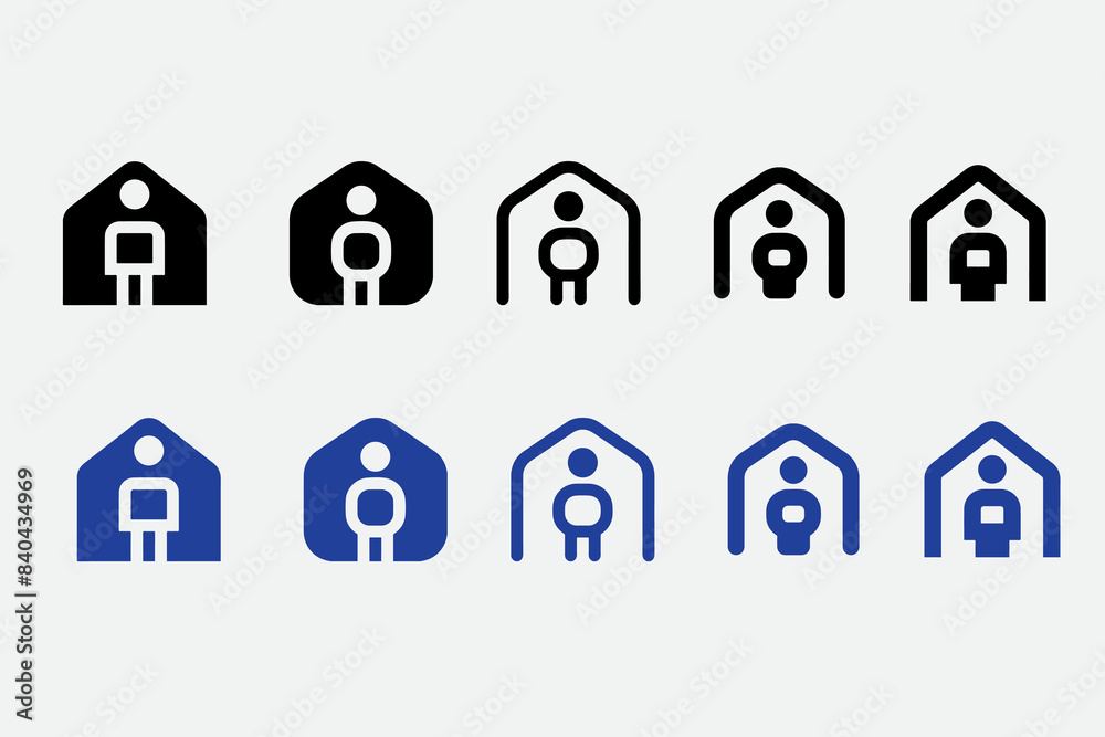 Man at Home - Vector icon illustration
Man at Home - Vector icon illustration