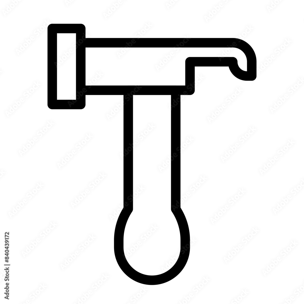 hammer line icon hammer line icon