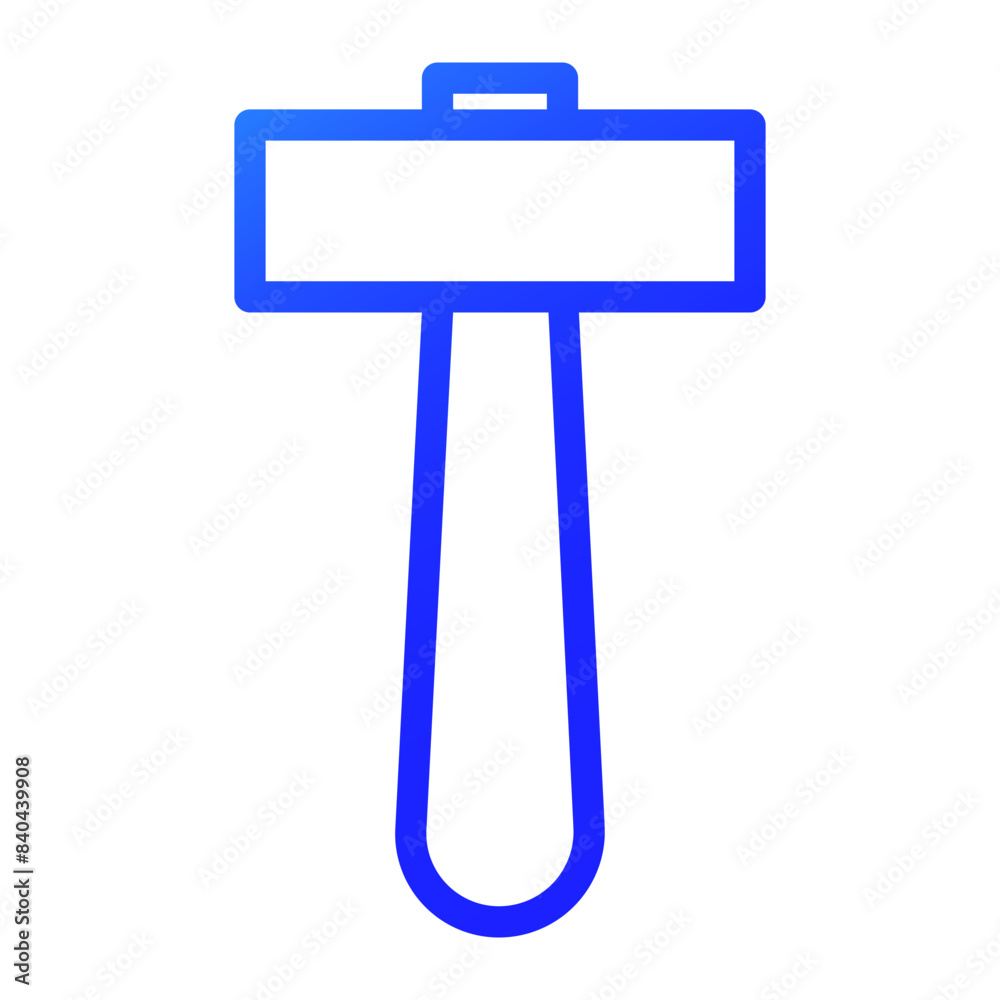 helve hammer gradient icon helve hammer gradient icon