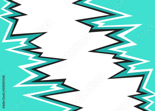 Abstract background with reflective jagged spike pattern and with some copy space area