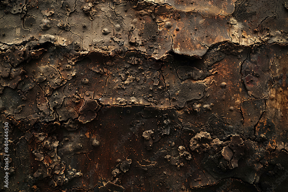 Generative ai on theme of beautiful texture dirty old rust, design natural abstract background