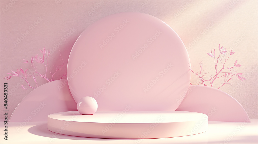 Background podium 3D product display stand platform abstract pastel light. Stage podium 3D background . Background podium 3D product display stand platform abstract pastel light. Stage podium 3D background .
