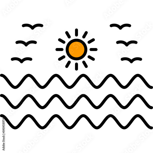 Sea Water Icon