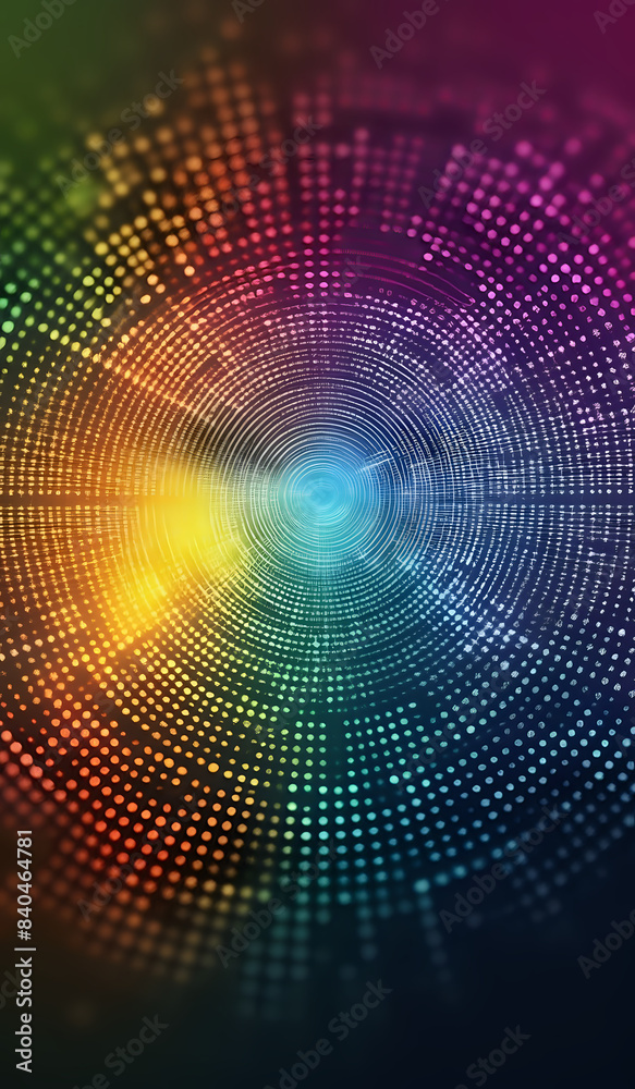 Rainbow digital networking, internet, cyber and business background Rainbow digital networking, internet, cyber and business background