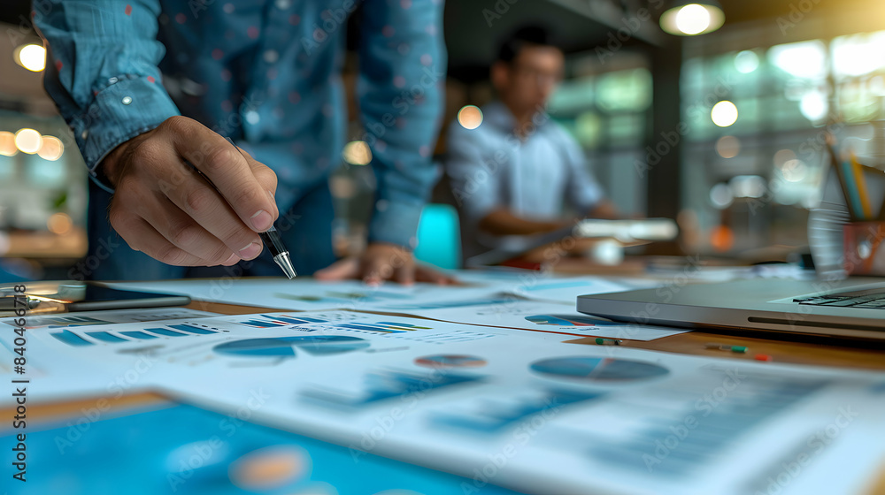 Hybrid Strategy Workshop Concept: Marketing Consultant Leading Clients In Office Remotely for Innovative Planning Interactive Sessions Hybrid Strategy Workshop Concept: Marketing Consultant Leading Clients In Office Remotely for Innovative Planning Interactive Sessions