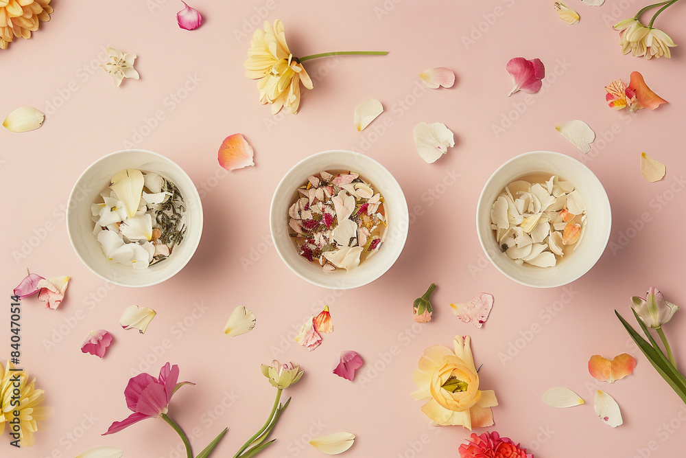 Flavored Tea Concept Flavored Tea Concept
