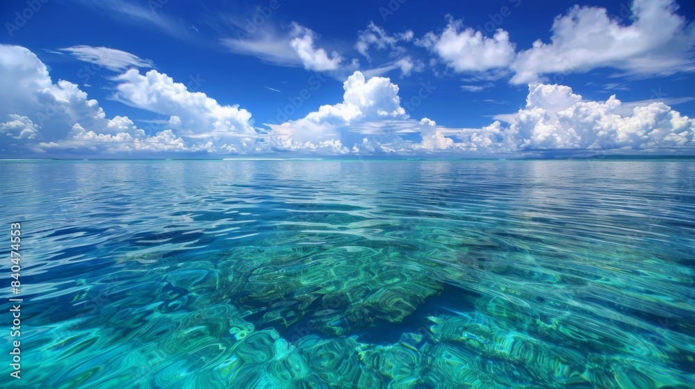 Fototapeta premium tropical ocean backgrounds , beautiful tropical landscapes , beach wallpapers