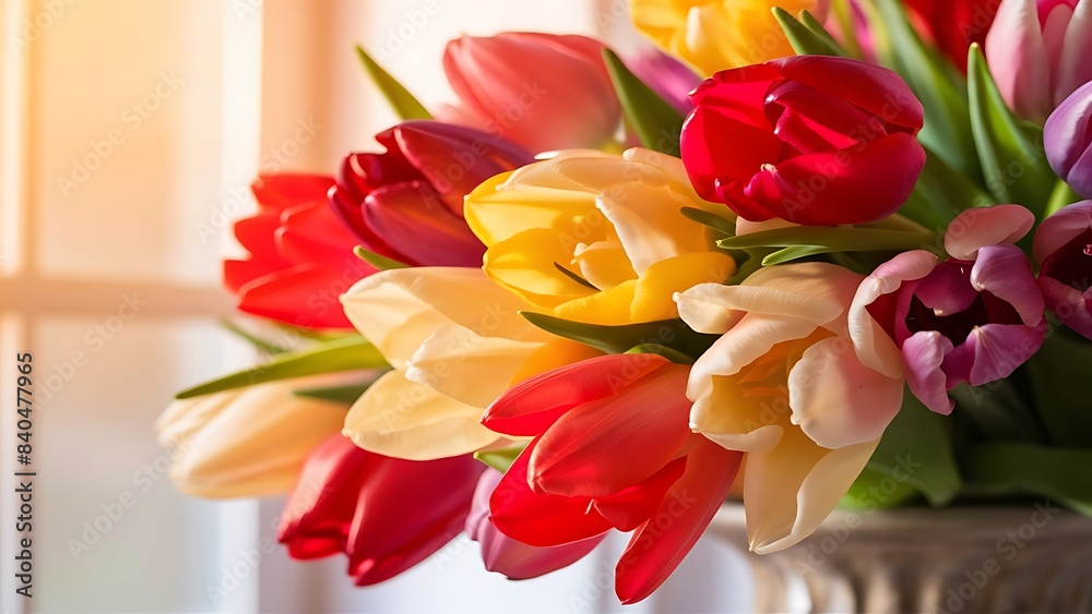 Fototapeta premium Bunch of tulips