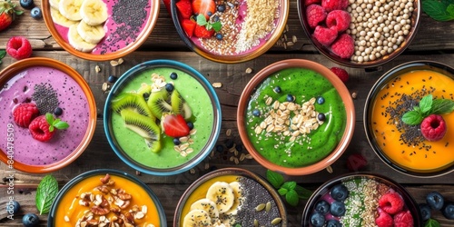 Table Filled With Bowls of Various Foods