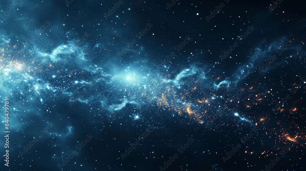 Fototapeta premium Generate an image featuring a futuristic starscape