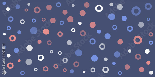 Abstract Colorful Spots, Round Shapes Texture, Background Design, Pattern in Editable Vector Format