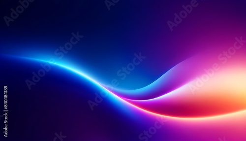 Minimalist Gradient Background with Smooth Surface and Glowing Effect