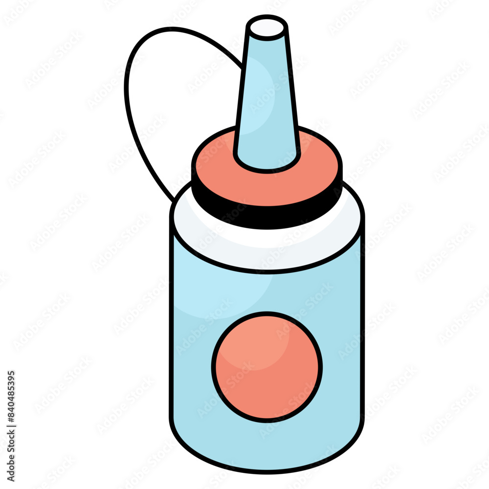 Creative design icon of sauce bottle Creative design icon of sauce bottle