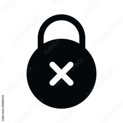 Get this amazing icon of no security, ready for premium use