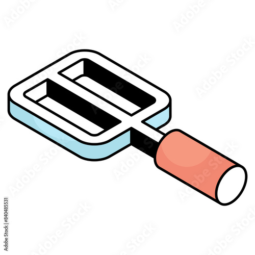 A trendy design icon of spatula