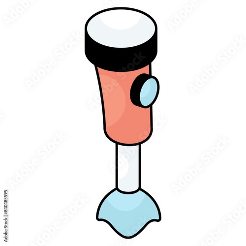 An icon design of hand blender 