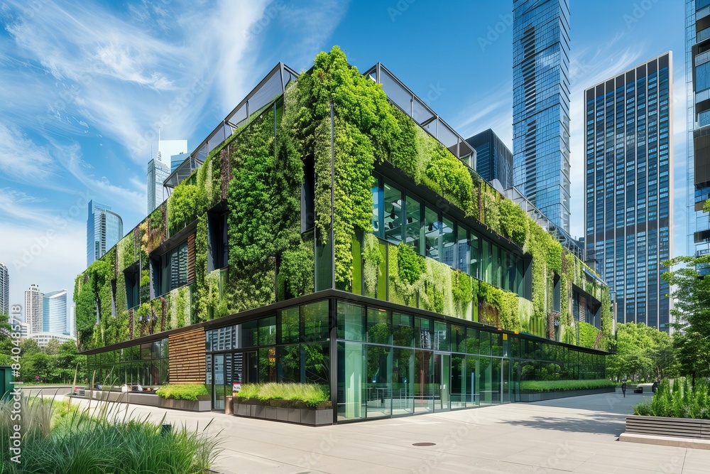 Eco-friendly, energy-efficient building designed to minimize environmental impact and promote healthier living. Eco-friendly, energy-efficient building designed to minimize environmental impact and promote healthier living.