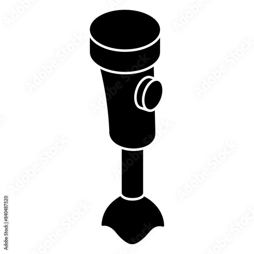 An icon design of hand blender 