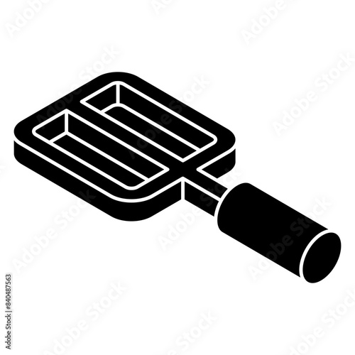 A trendy design icon of spatula