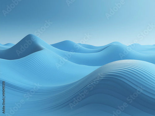 background blue blue landscape waves abstract photo
