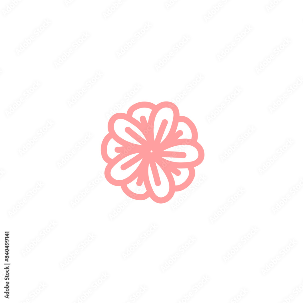 Flower Line Icon Flower Line Icon
