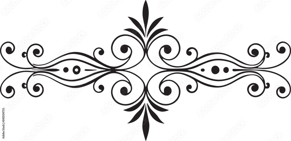 decorative abstract floral corner and divider design illustration decorative abstract floral corner and divider design illustration