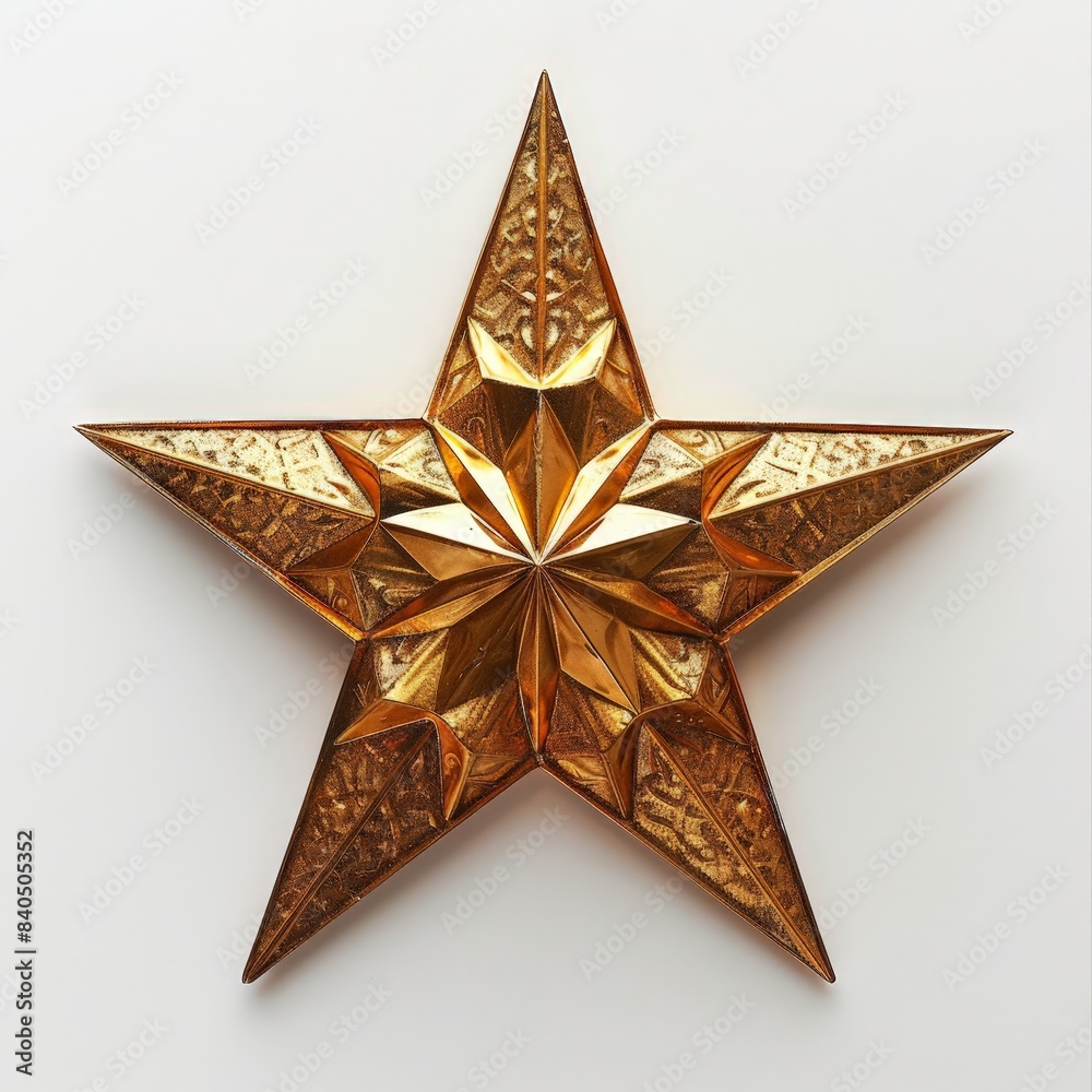 Fototapeta premium Gold Star Decoration