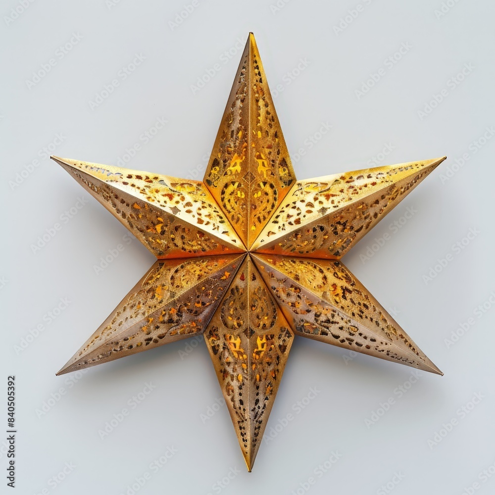 3D Gold Star Wall Decor 3D Gold Star Wall Decor