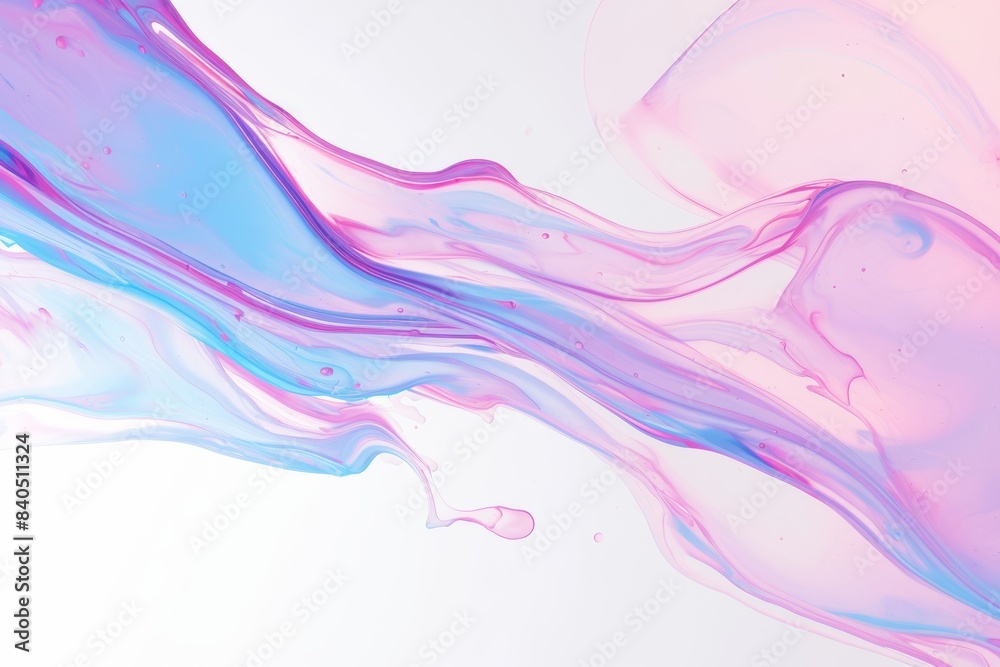 Vibrant water droplets in abstract form and artwork